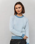The Core Crewneck Sea Breeze Stripe