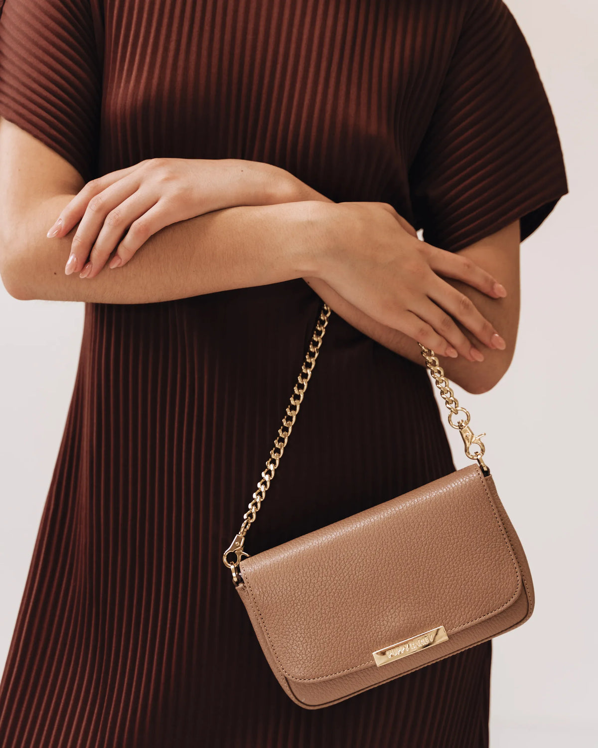 The Day To Night Bag Biscotti Pebble