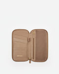 The Flying Solo Passport Holder Biscotti Micro Pebble