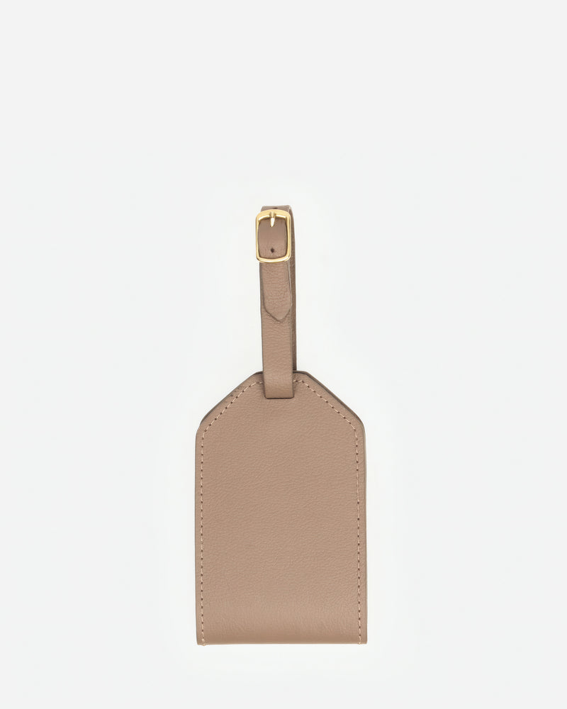 The Flying Solo Passport Holder & Slim Luggage Tag Set Biscotti