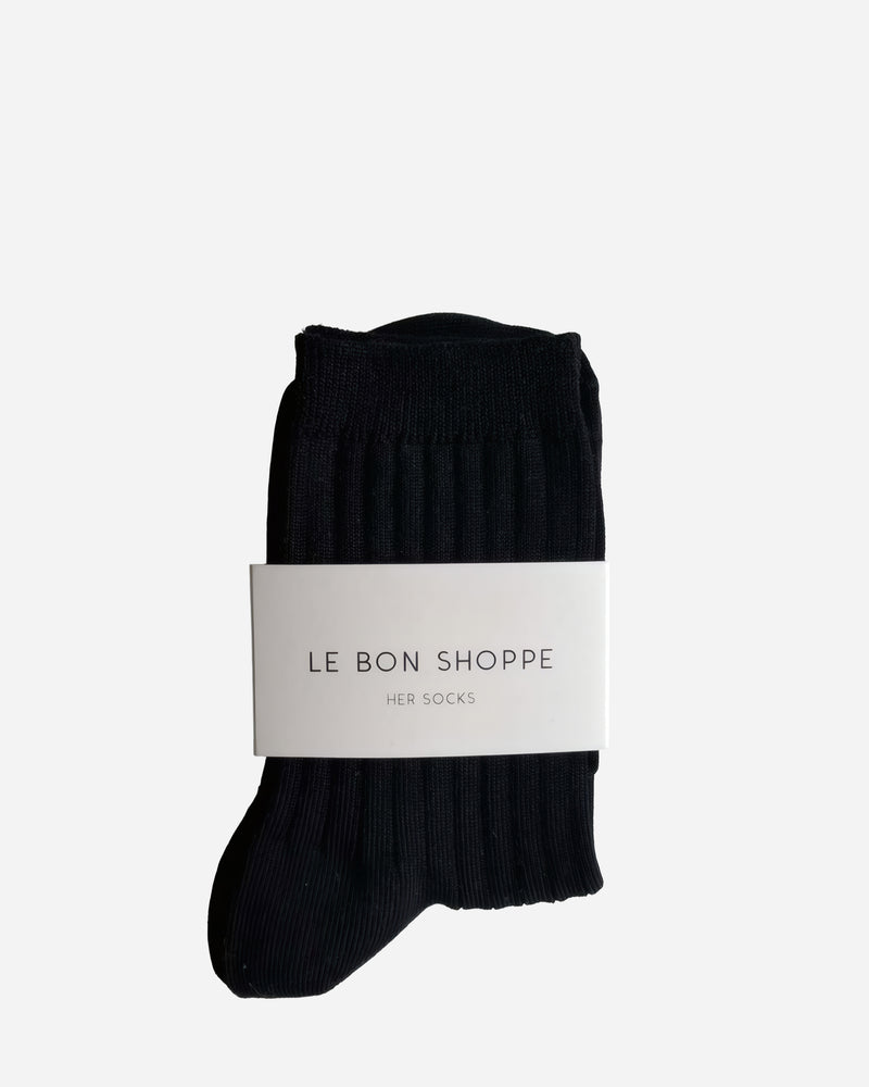 Le Bon Shoppe Her Socks Black