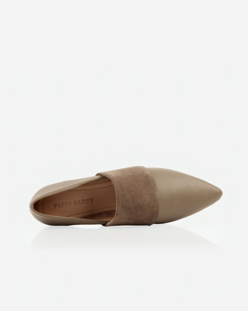 The Luxe Fit Flat Truffle