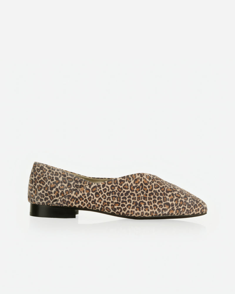 The Marché Flat Micro Leopard