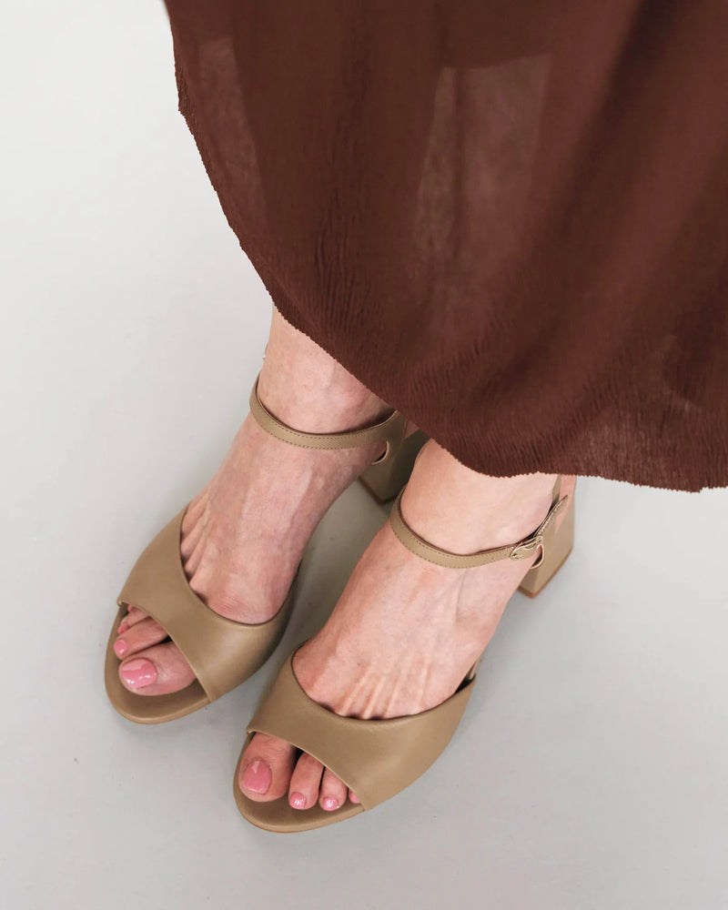 The Mila Heeled Sandal Halva