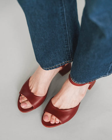 The Mila Heeled Sandal Rioja