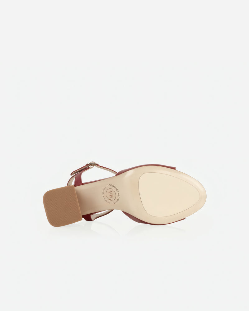 The Mila Heeled Sandal Rioja