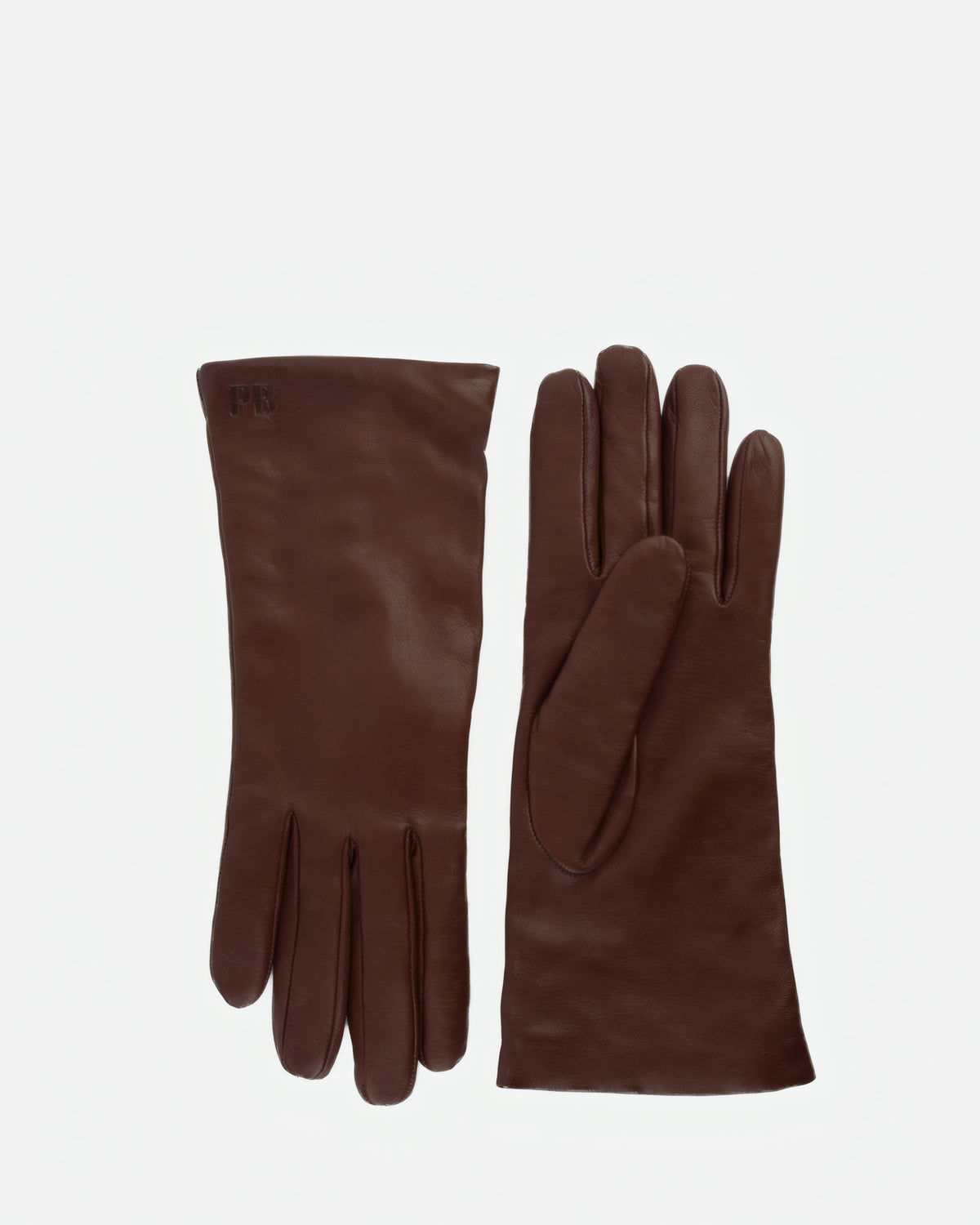 The Sleek Leather Glove Chocolate