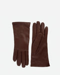 The Sleek Leather Glove Chocolate