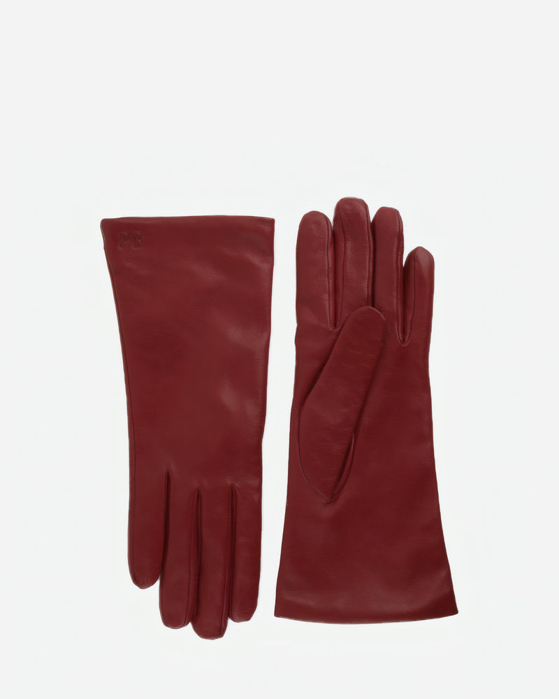 The Sleek Leather Glove Merlot