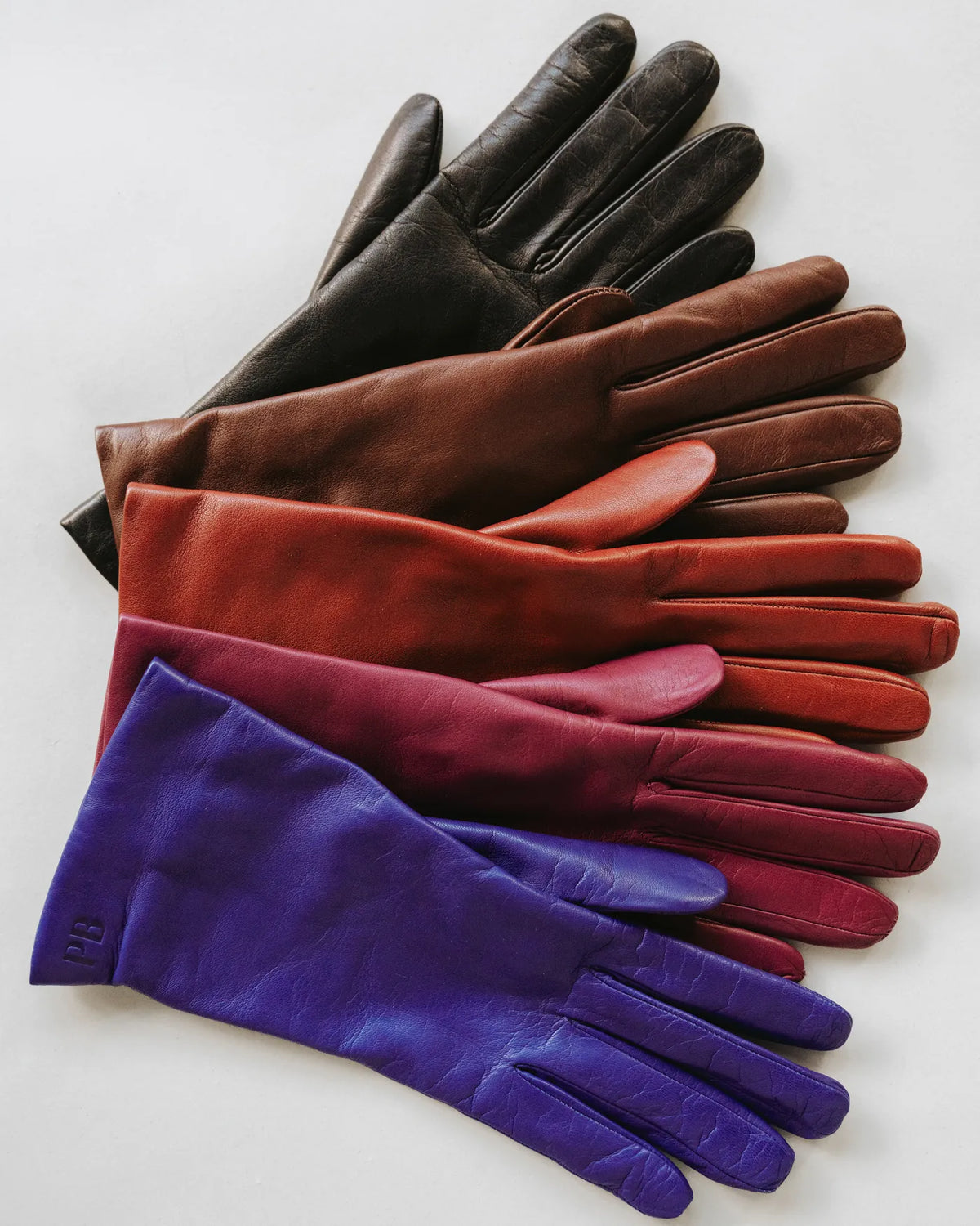The Sleek Leather Glove Black