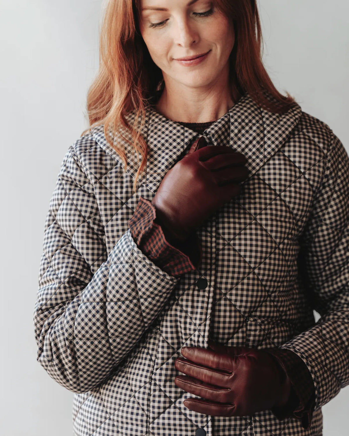 The Sleek Leather Glove Chocolate