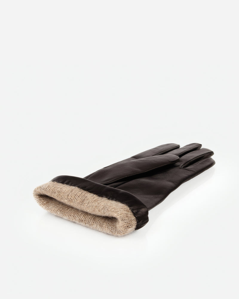 The Sleek Leather Glove Royal Blue