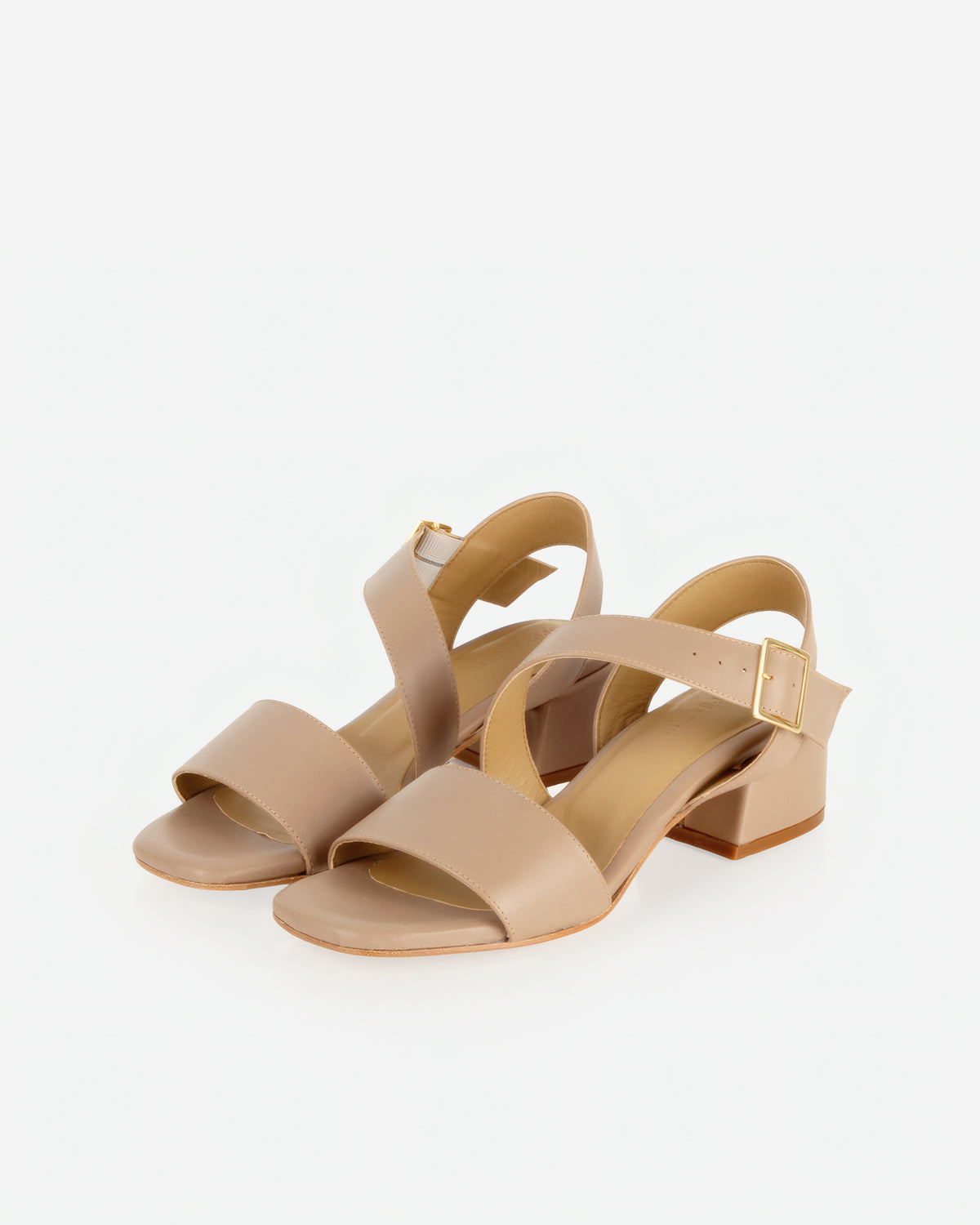 The Soirée Heeled Sandal Biscotti
