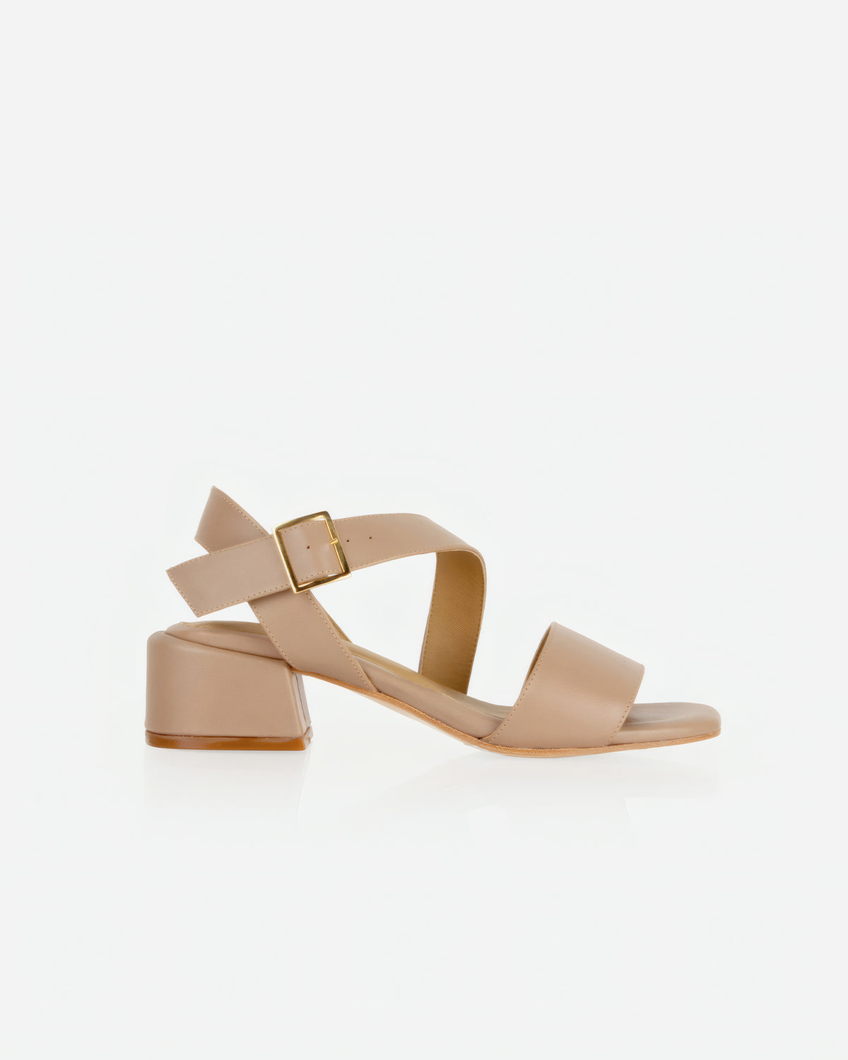 The Soirée Heeled Sandal Biscotti