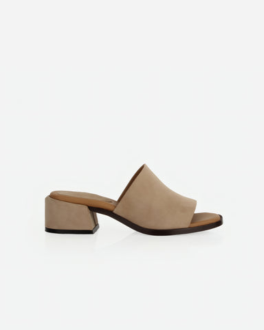 The Spritz Heeled Sandal Clay Nubuck