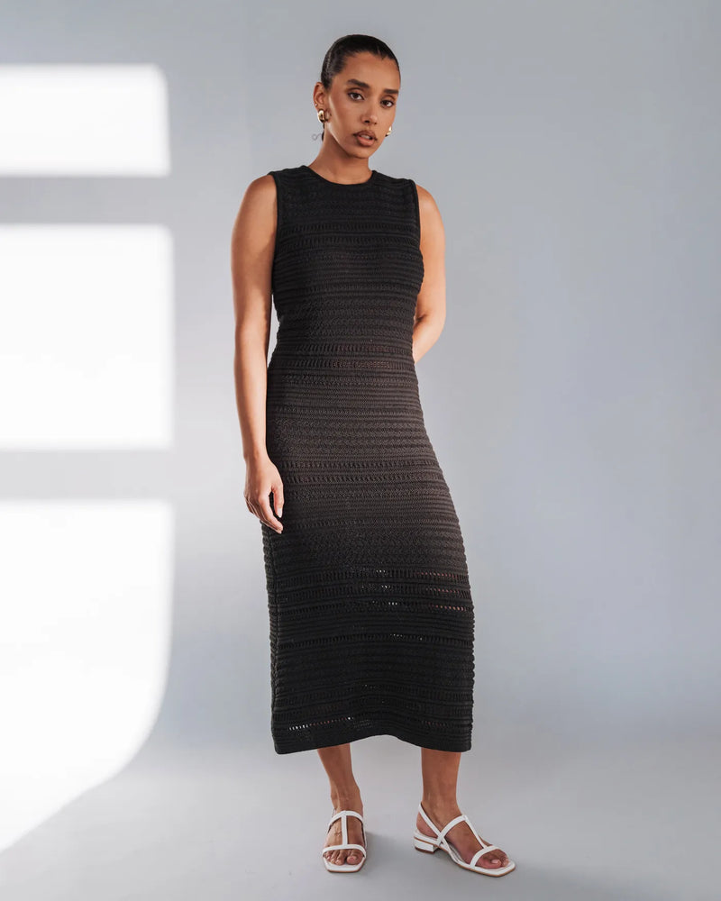 The Sunset Dress Black