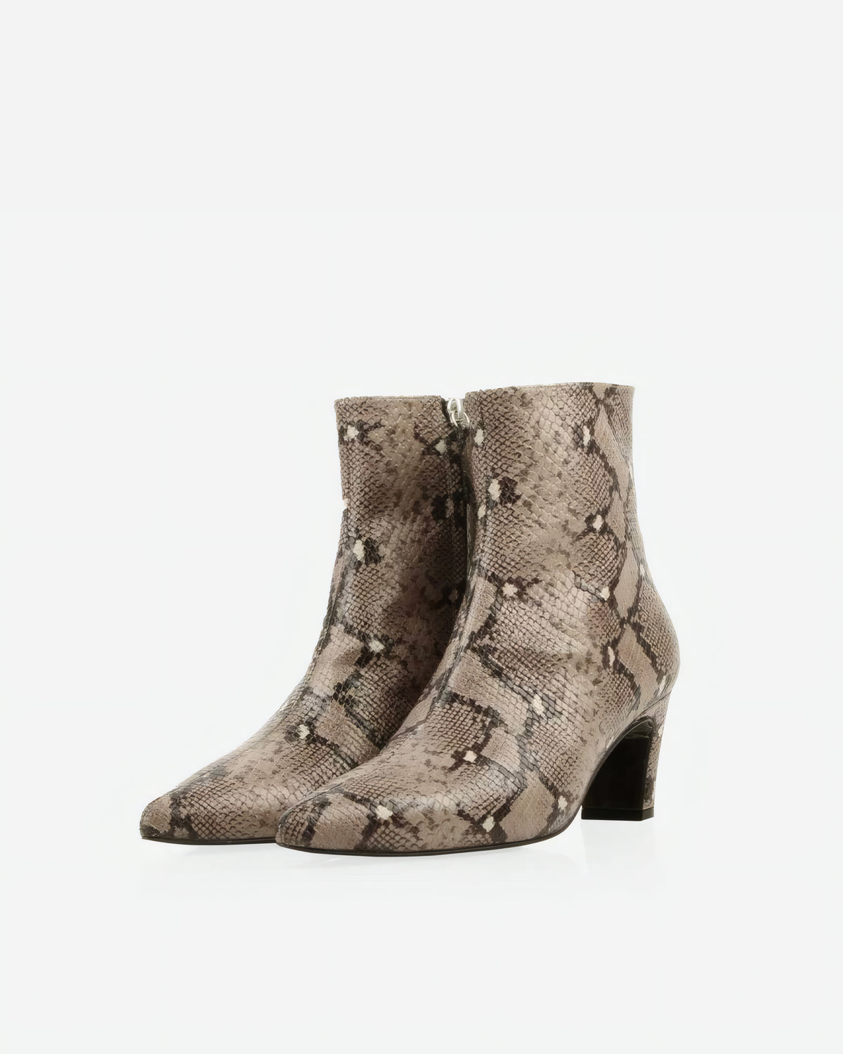 The Toujours Boot Taupe Snake