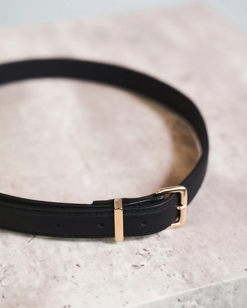 The Trouser Belt Gold Black