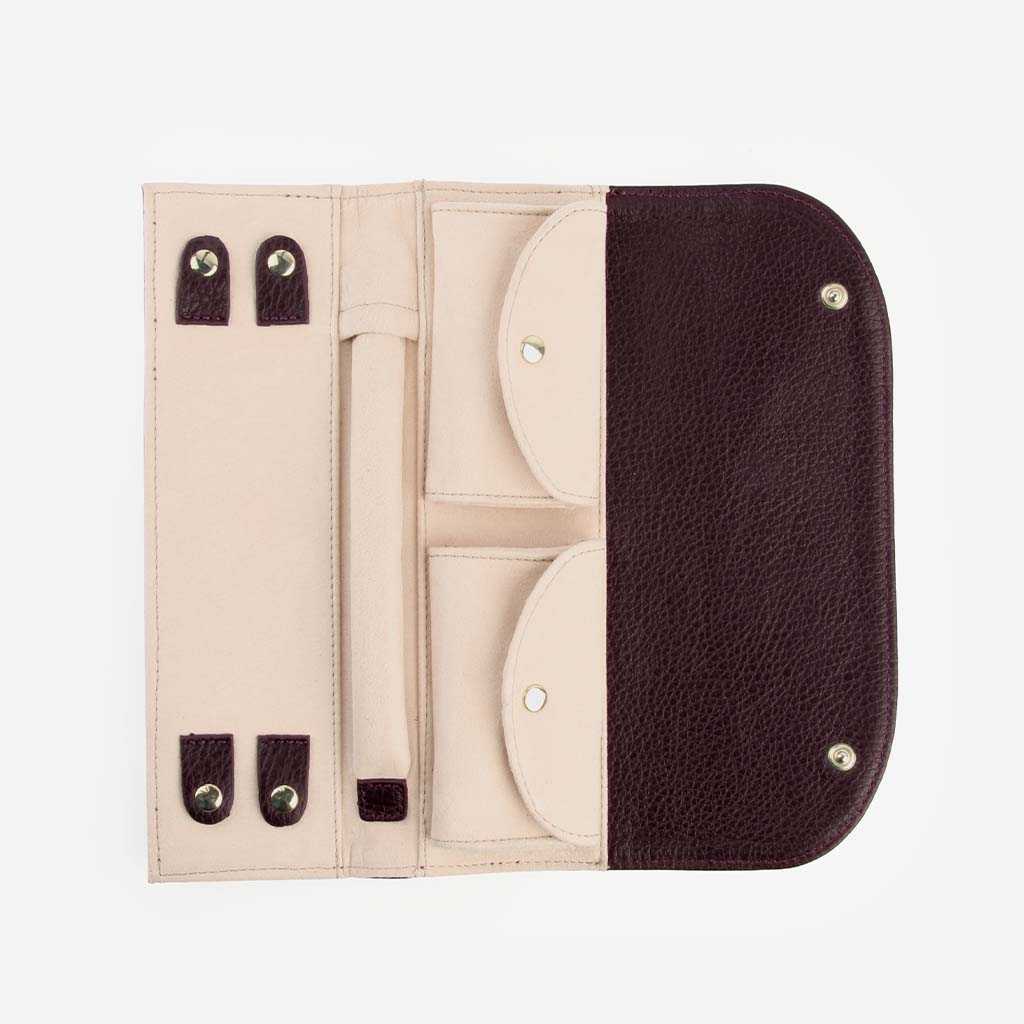 The Travel Jewelry Case Plum